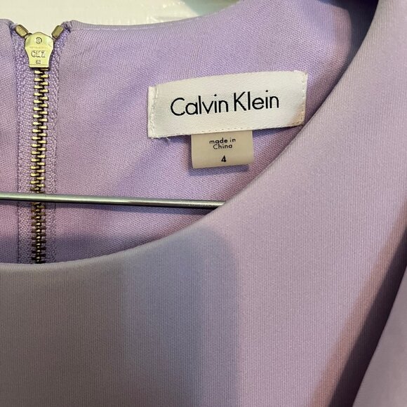NWT Lavendar Calvin Klein Dress, Size 4 - Picture 3 of 6